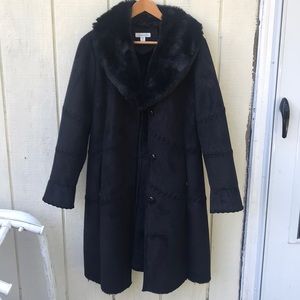 Women’s Coldwater Creek suede coat